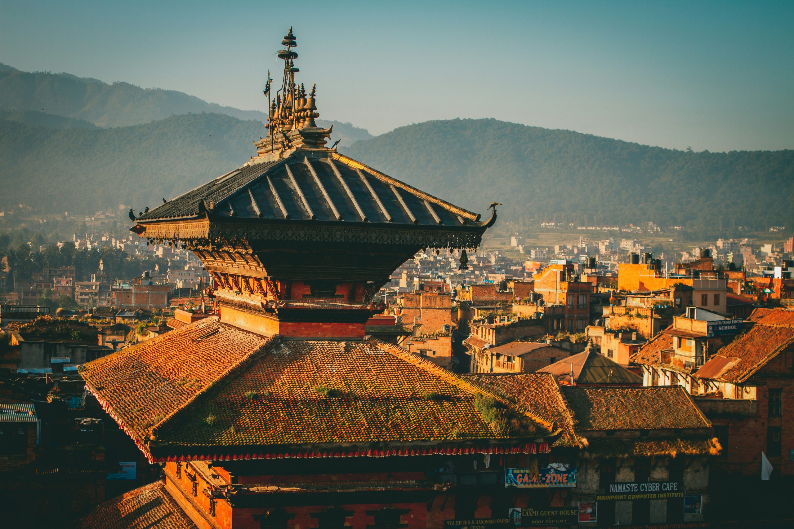 An ancient temple in Nepal, showcasing intricate architecture and cultural heritage, representing the historical significance of Kathmandu during the Kathmandu-Pokhara tour.