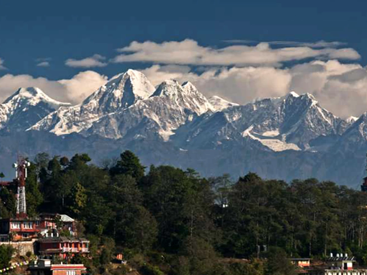 angtang range and Dorje Lakpa mountain views seen during a 3-day Chisapani Nagarkot trek in Nepal.